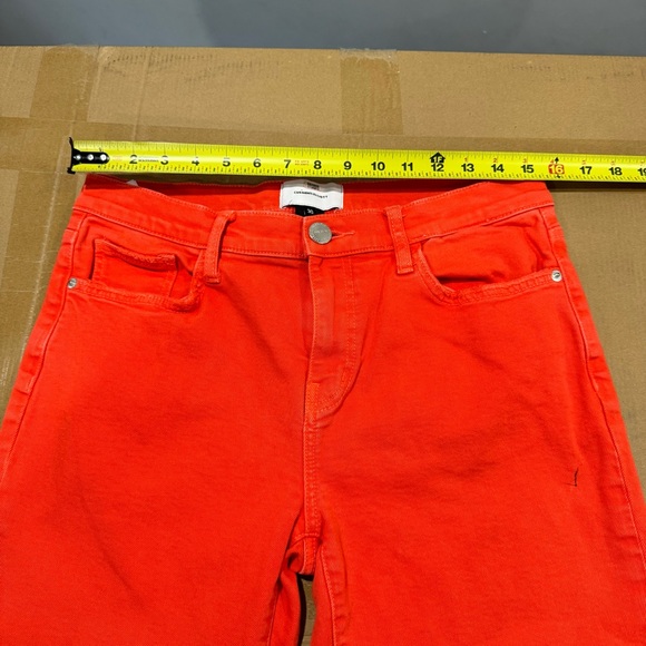 Current/Elliott The Kick Jean Fiery Red High Rise Stretch W30 - Picture 9 of 13